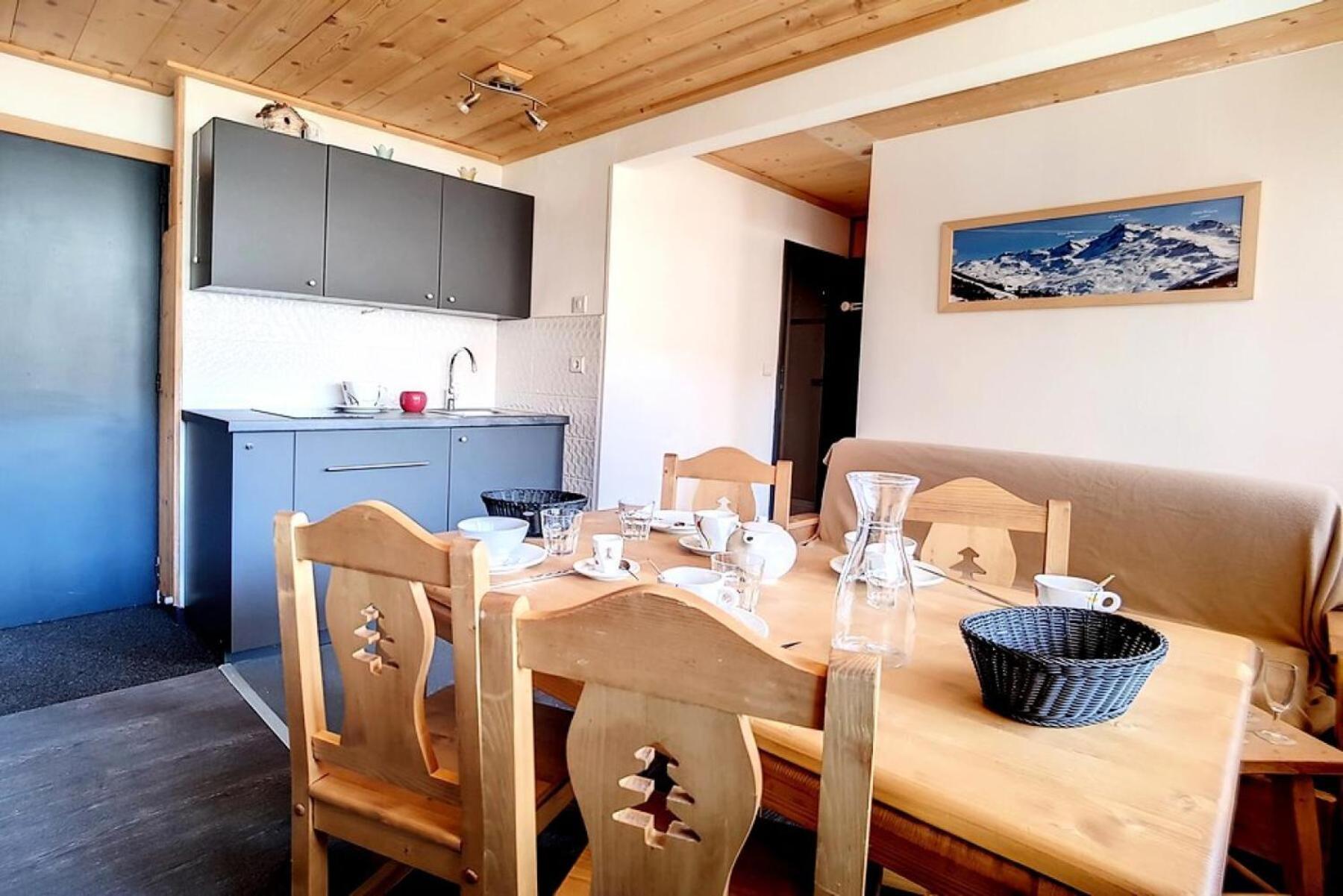 Residence Les Lauzes - Appartement Renove - Depart Et Retour Ski Aux Pieds Mae-0454 圣马丁德贝尔维尔 外观 照片